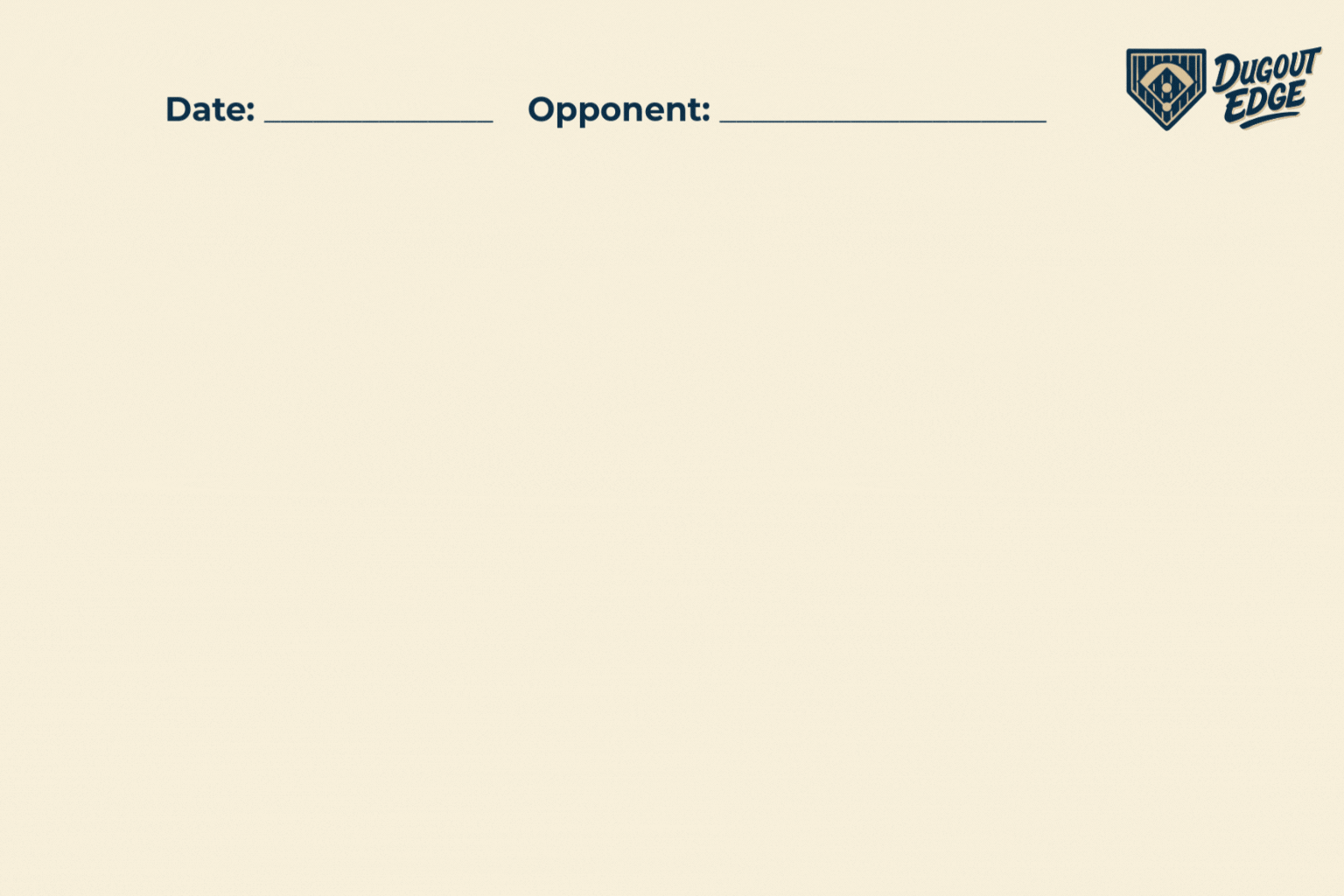 Lineup Generator demo showing fair position assignments